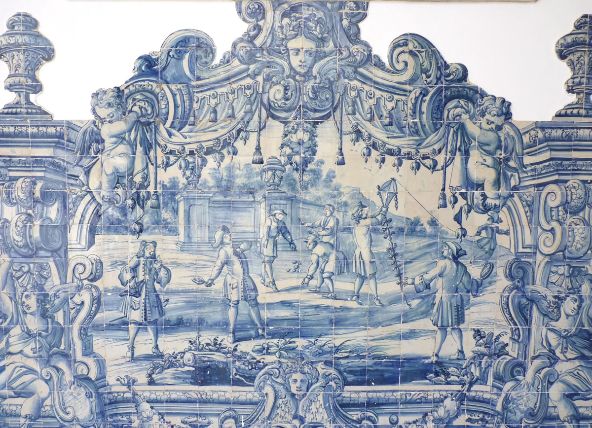 Azulejos in S. Vicente de Fora, Lissabon