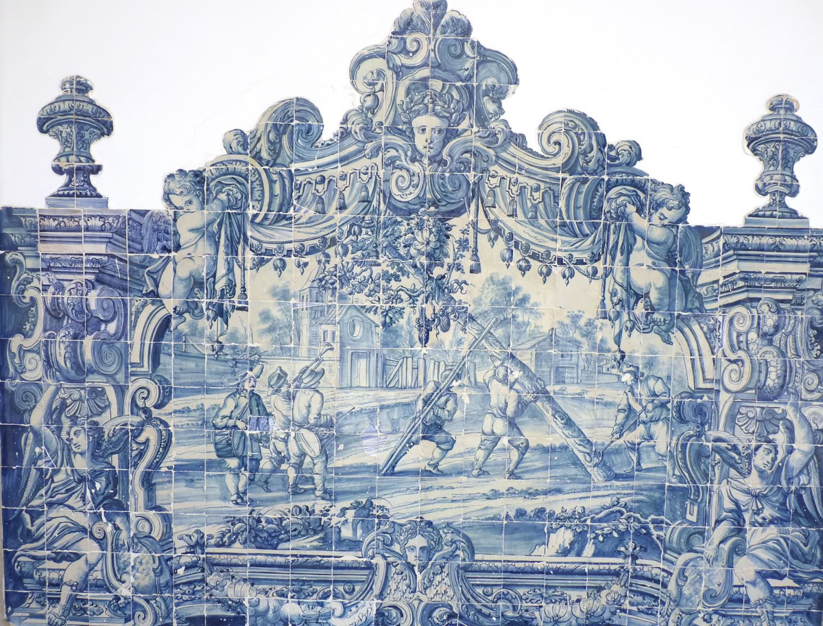 Azulejos no Mosteiro de São Vicente de Fora, Lisboa